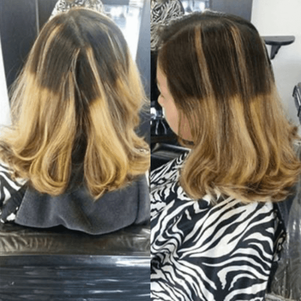 color corrections before & after