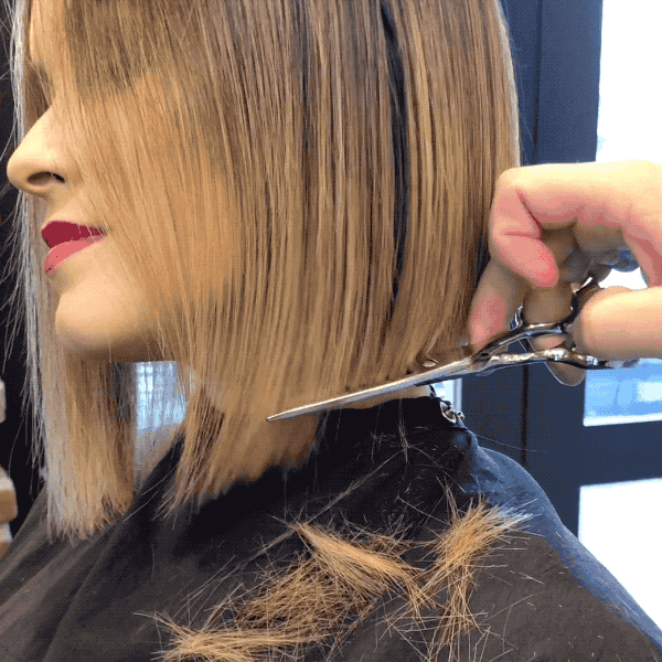 Chris Jones Dry Cutting Texturizing Bob Lob Haircut Tips Shears
