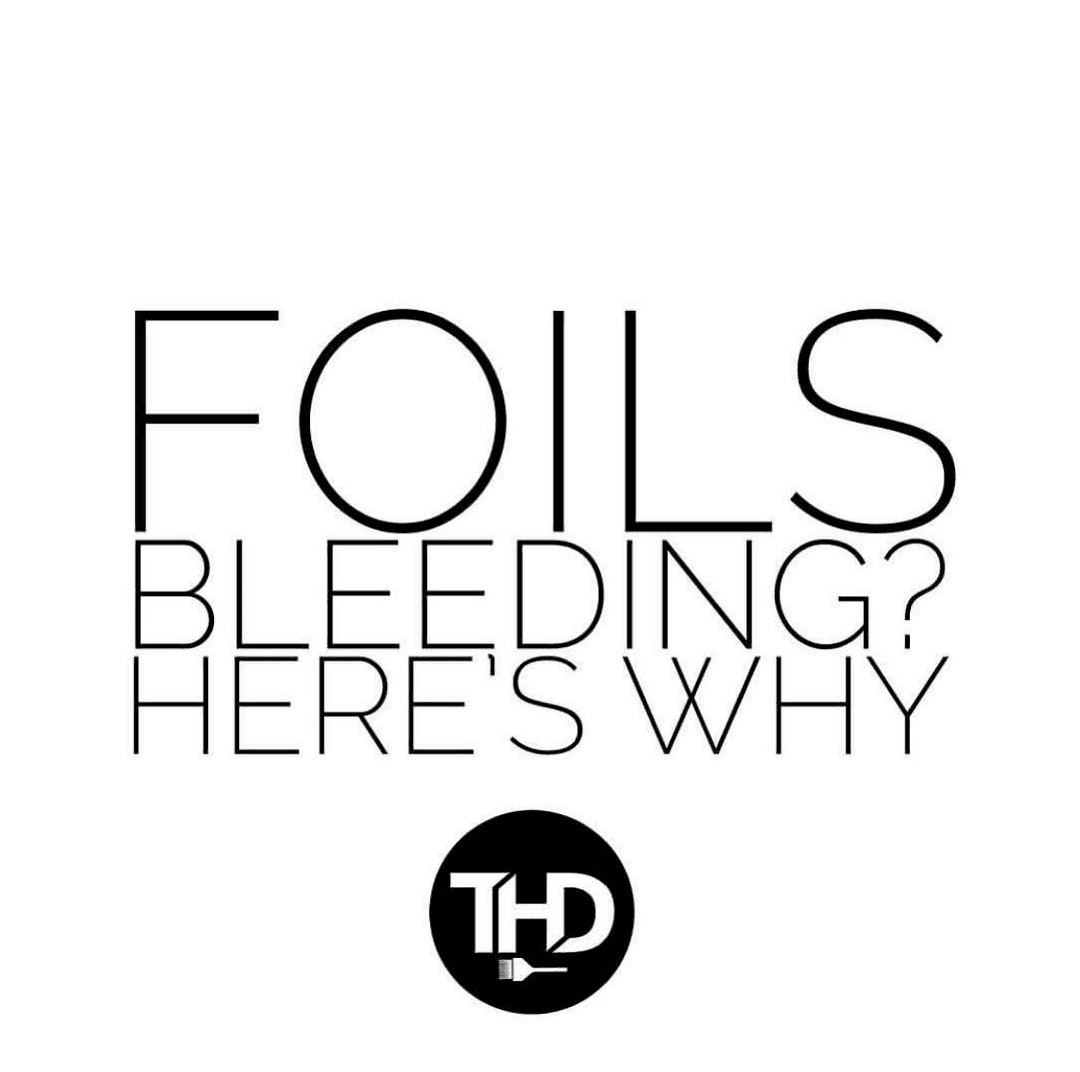 hair color, foils, bleeding foils, color deposit