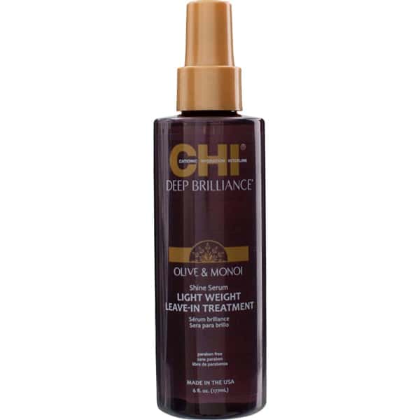Farouk Systems CHI Deep Brilliance Olive Monoi Shine Serum Light Weight Leave In Treatment Styling Product Product Announcement
