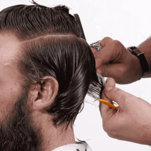razor-cutting, men's haircut, barber