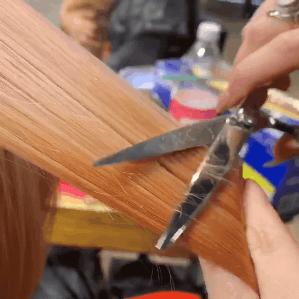Megan Schipani @shmeggsandbaconn ARC Scirssors How To Style Lived In Lob Wavy Texture Undone Instagram Surface Cutting