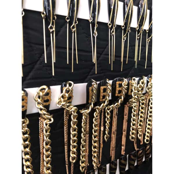 the blonds cnd nyfw fw19 maximalism jeweled nails studded nails