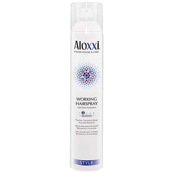 Aloxxi Working Hairspray Protect From Heat Styling Anti Humidity Fresh Floral Green Citrus Long Lasting Flexible Hold BTC Product Announcement
