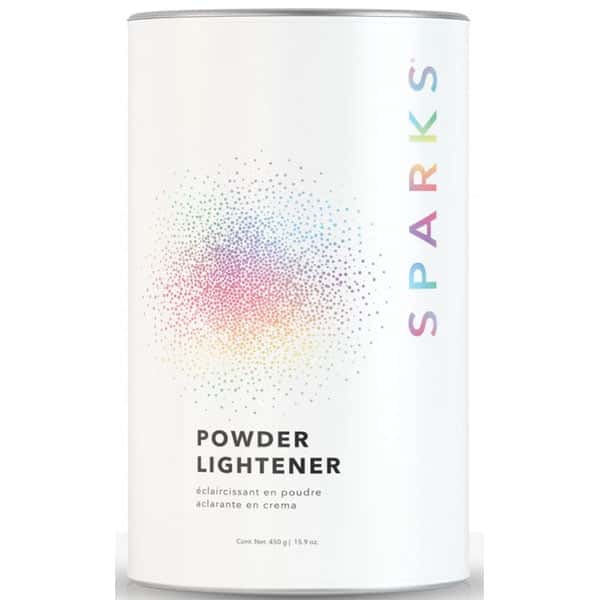 SPARKS Powder Lightener Blonde Hair Blonder Bleach Lightening Process 8 Levels Of Lift Soft Healthy High Shine Amino Acids