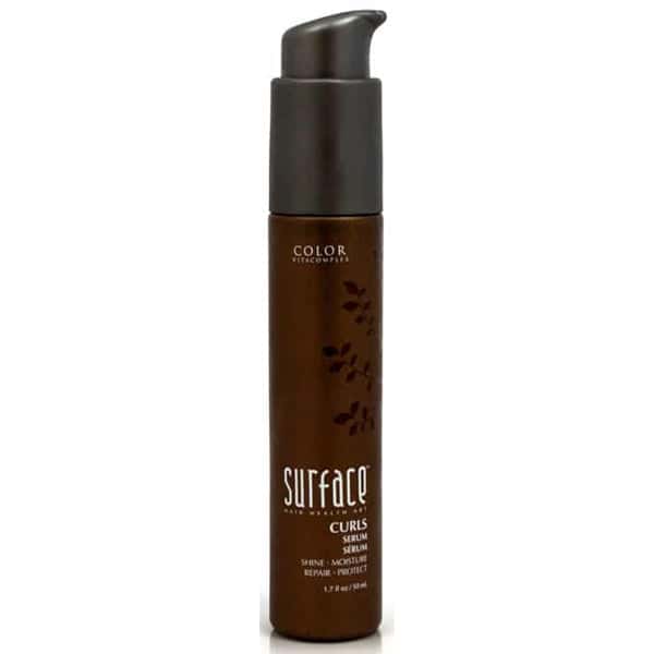 Surface Curls Serum Gloss Moisturize Cocoa Butter Babassu Seed Oil Color Vita-Complex Curls Curly Hair Waves Textured Hair