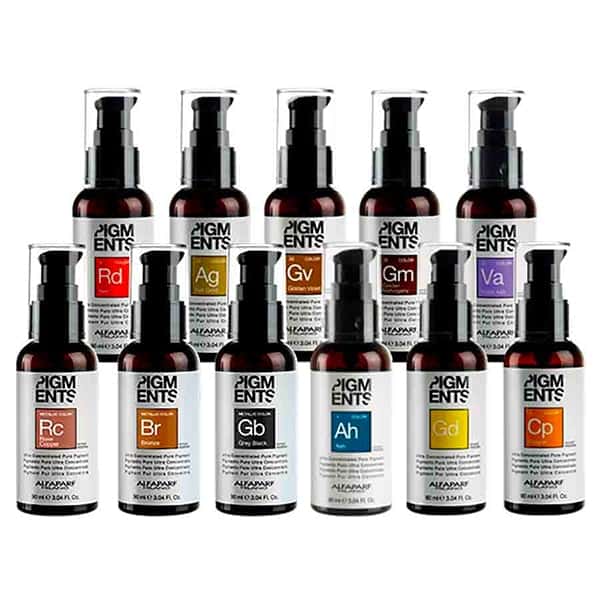 alfaparf milano pigments shades bottles