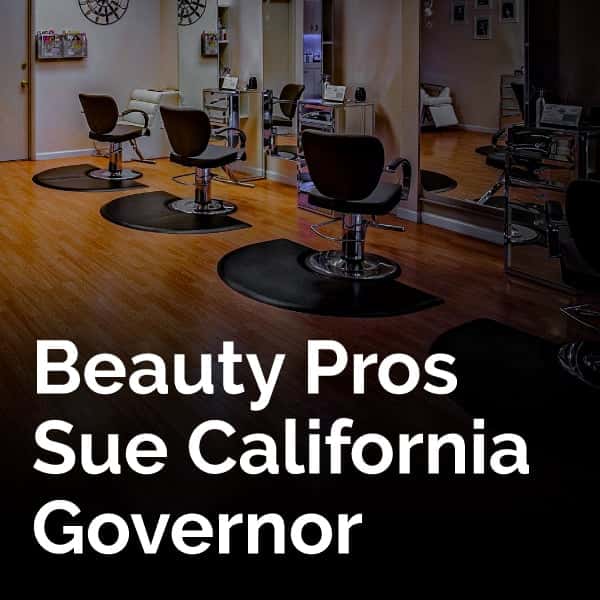 california salons sue newsom