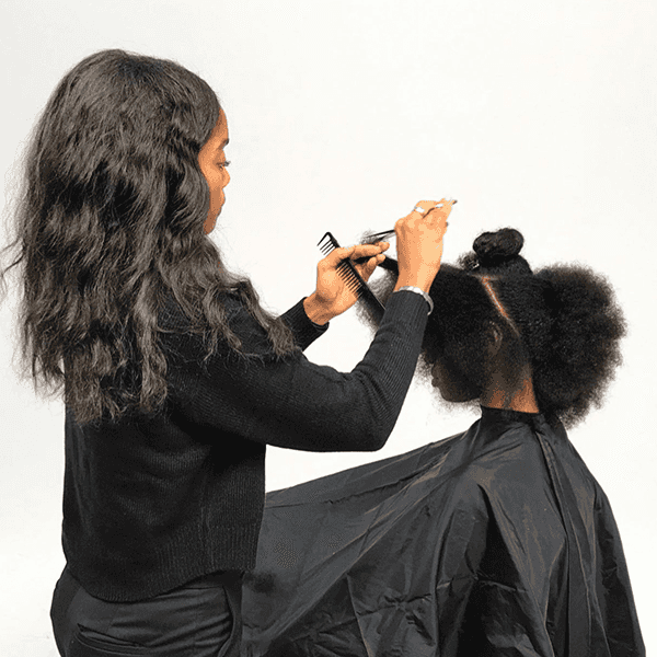 textured hair cutting
