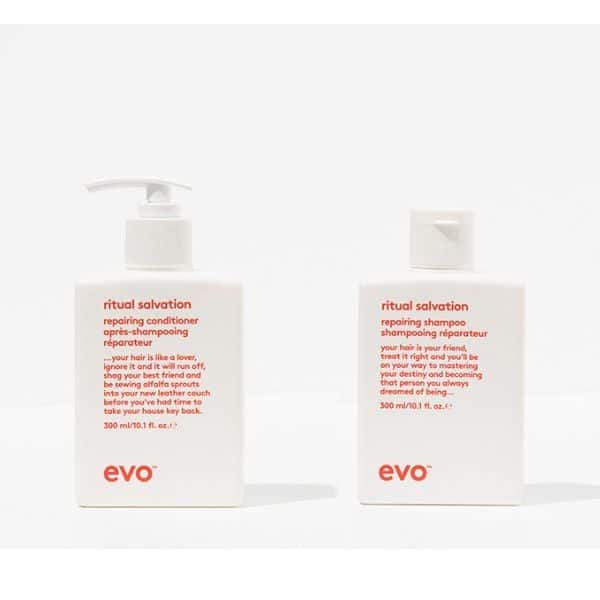 evo hair ritual salvation shampoo conditioner