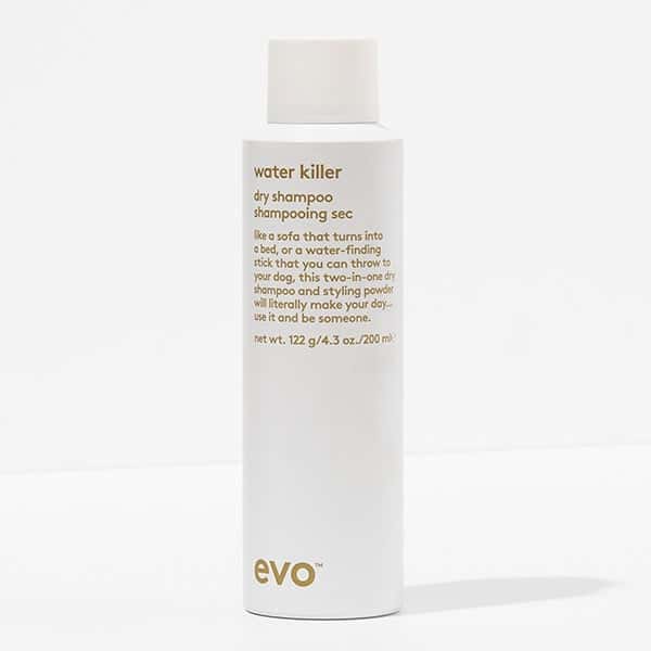 evo water killer dry shampoo product information styling spray