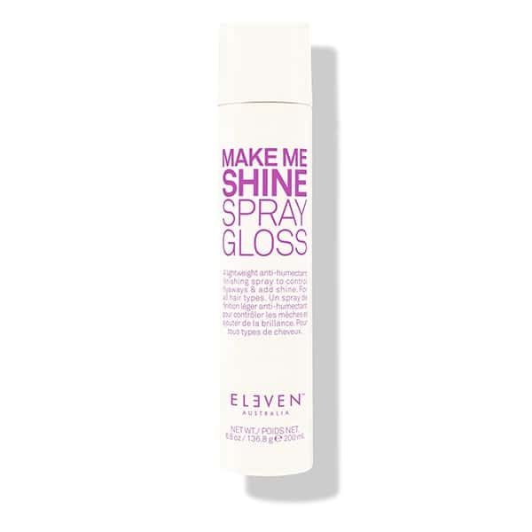 make me shine gloss shiny spray for hair eleven australia
