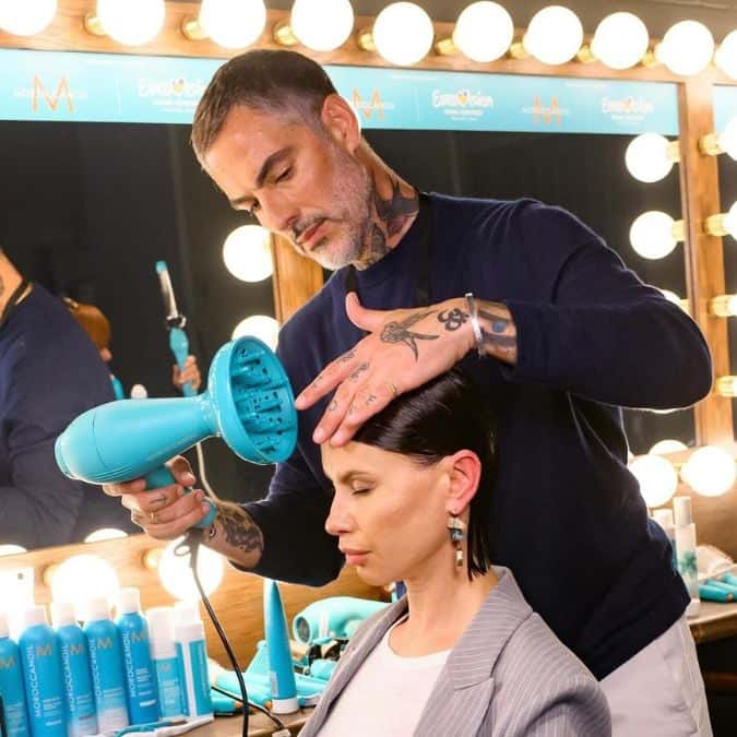 moroccanoil eurovision 2024 the bubble EUROVISION 2024: MEET THE HAIRDRESSERS STYLING THE SONG CONTEST STARS sweden