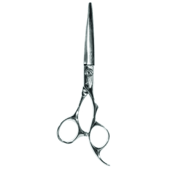 ARC™ Scissors THE CURVE on display, professional-grade hair-cutting shears featuring an ergonomic design and precision blades.