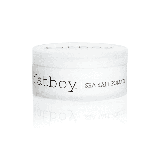 fatboy hair sea salt pomade on display
