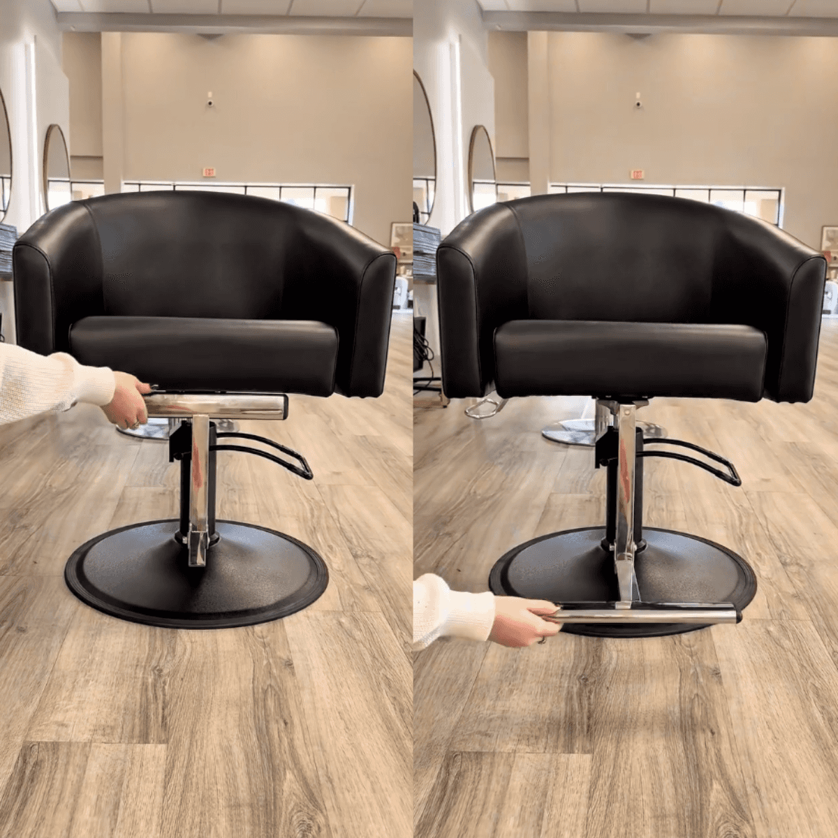 minerva flip up footrest