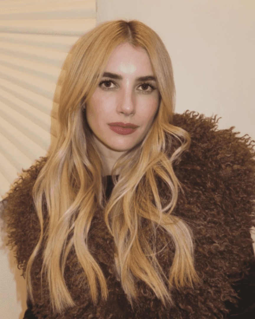 emma roberts champagne blonde