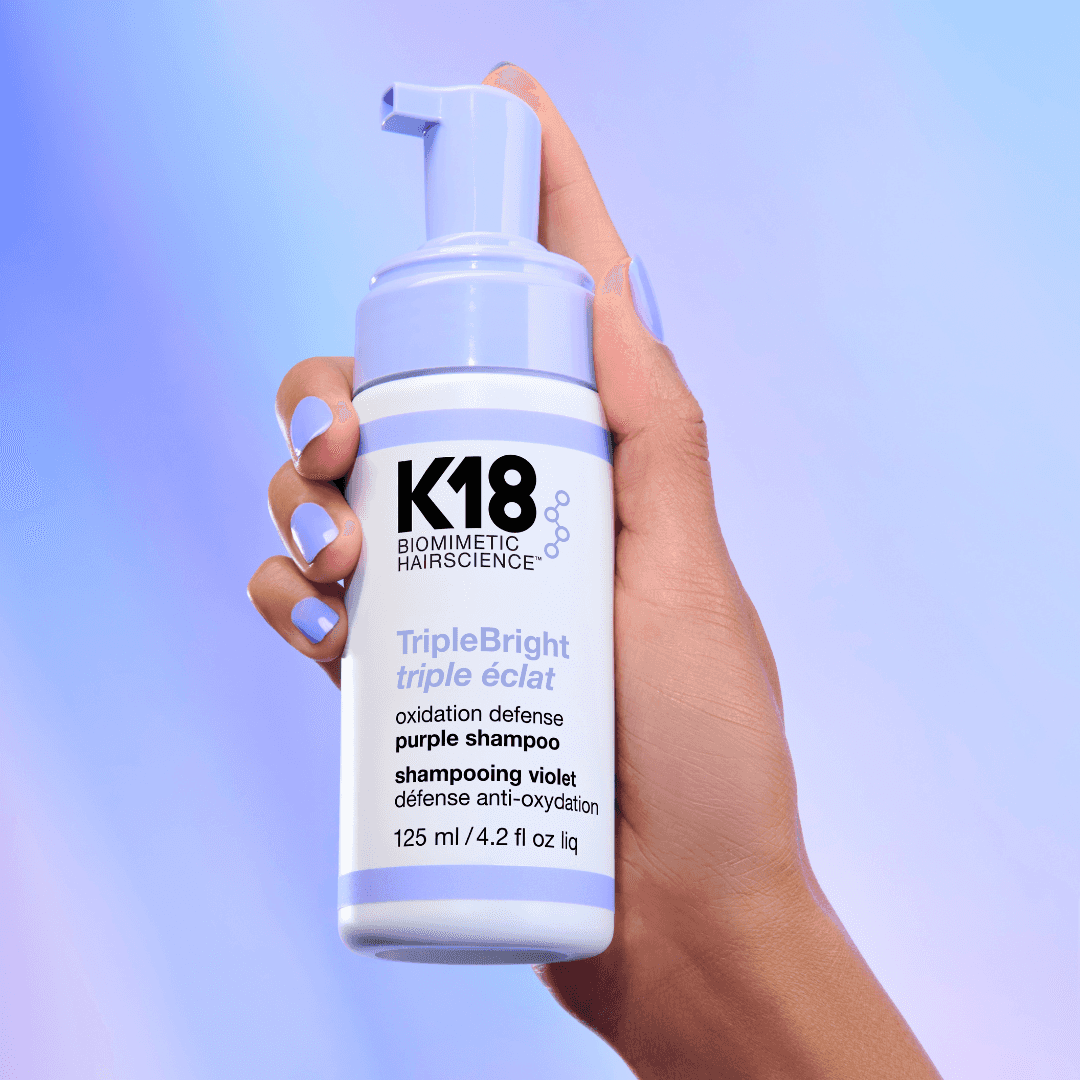 k18 purple shampoo foam