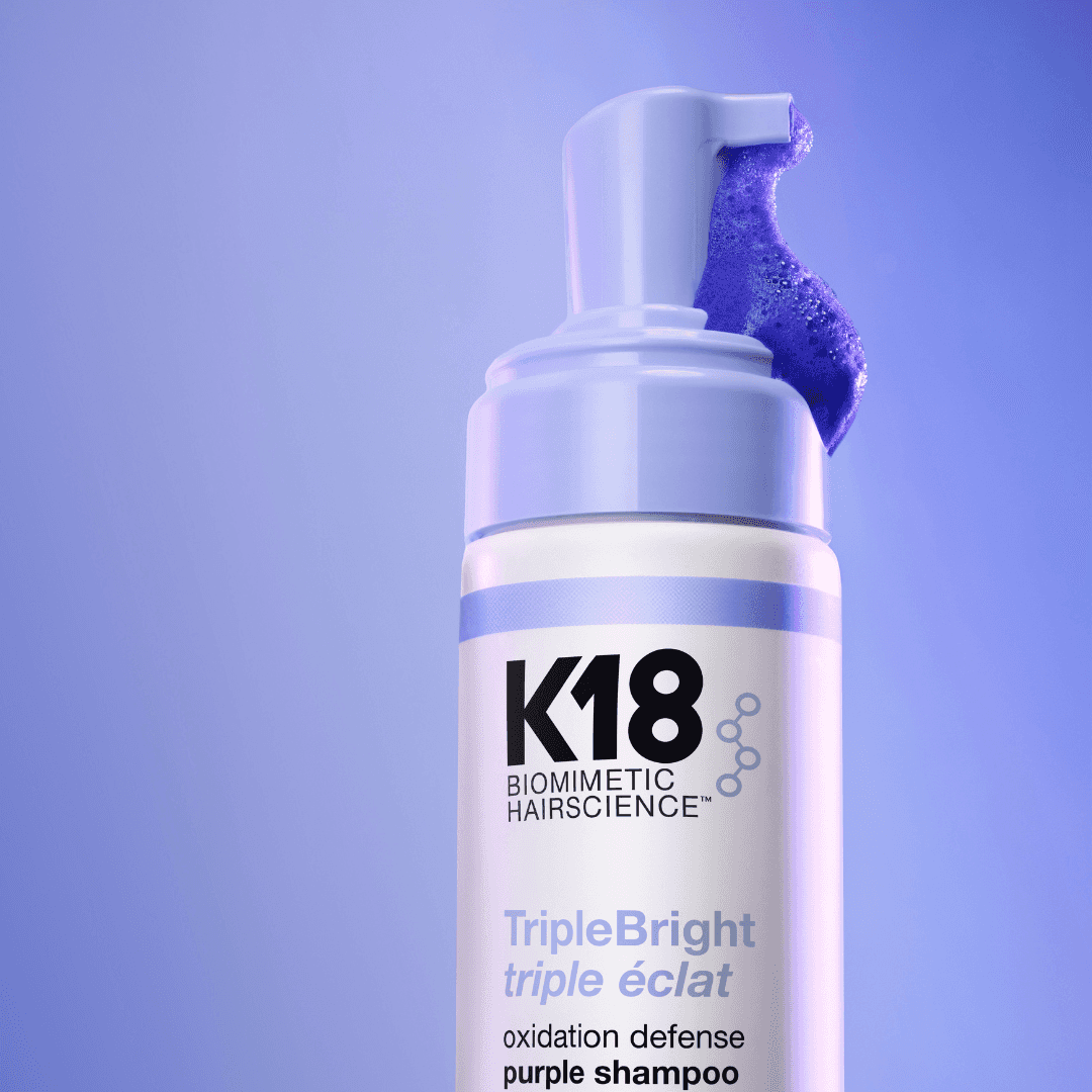 k18 purple shampoo foam