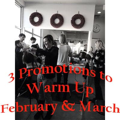 Promotions to Wam up Feb & Mar