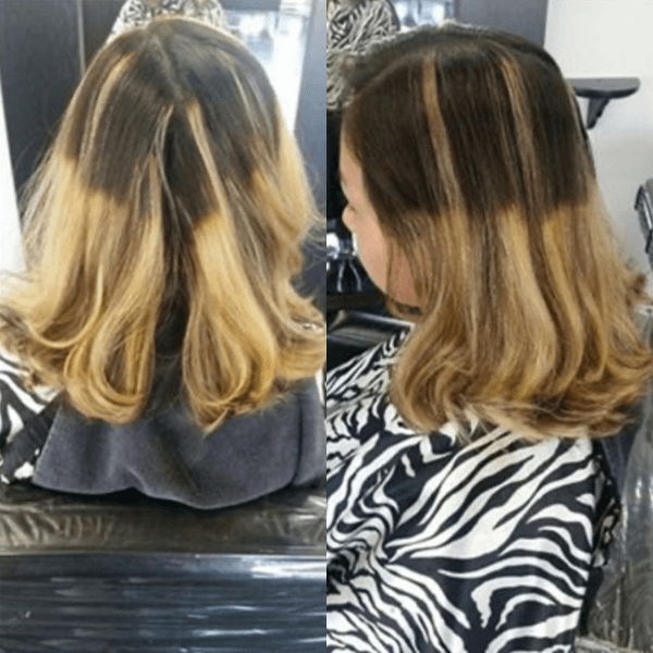 color corrections before & after