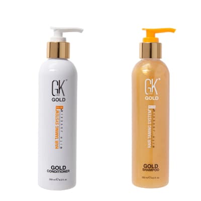 GKhair Gold Shampoo and Conditioner