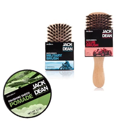 Jack Dean Brushes and Pomade