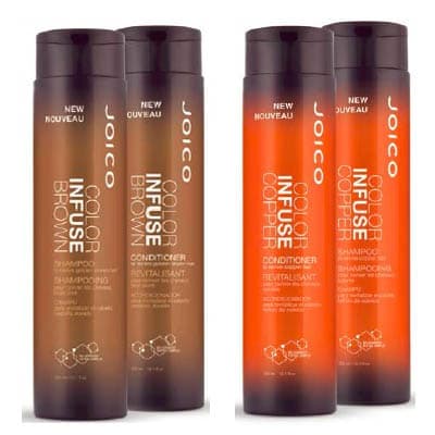 Joico Color Infuse Brown and Copper Shampoos and Conditioners