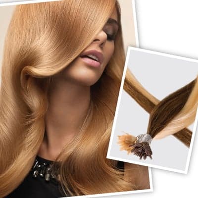 Flat-Tip Hair Extensions