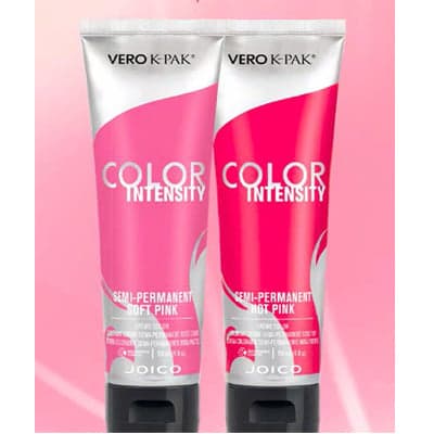 Joico Color Intensity Soft Pink and Hot Pink