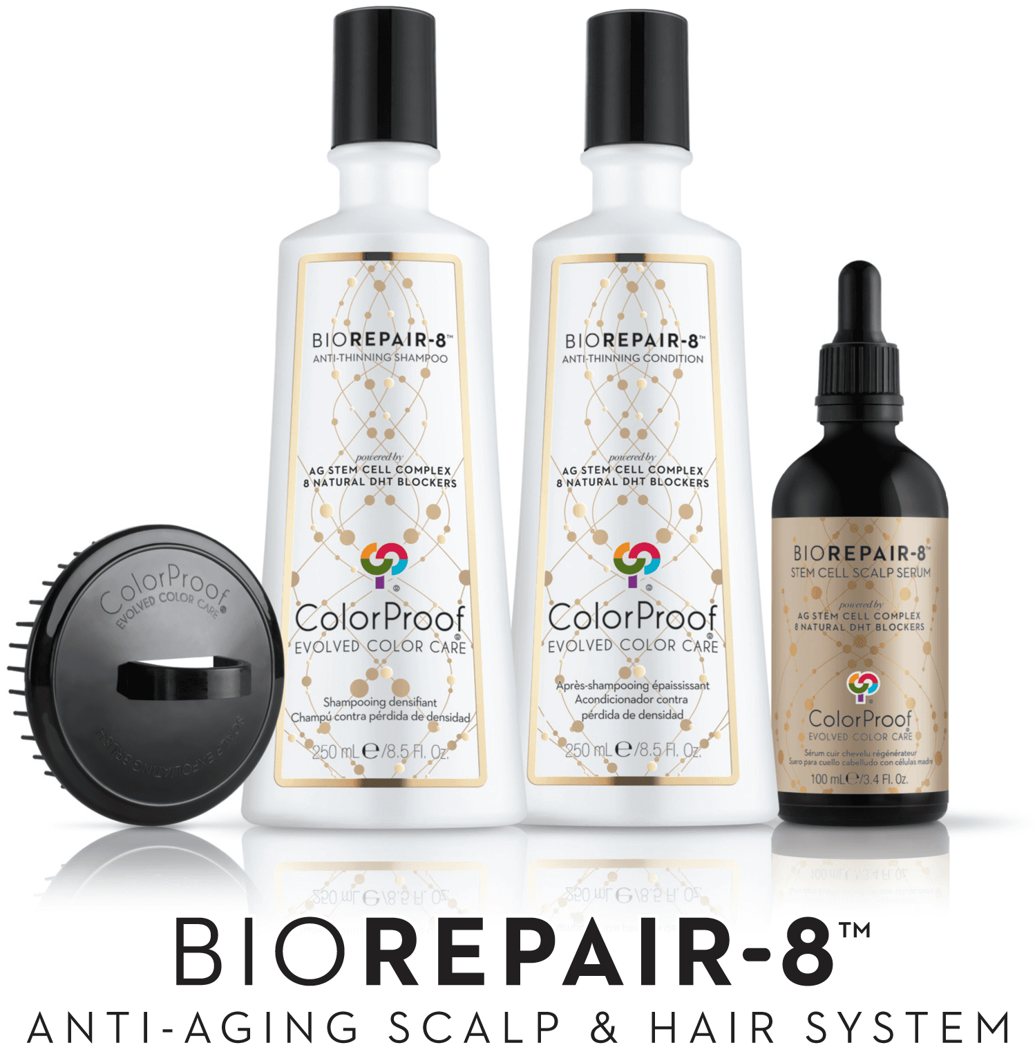 BioRepair-8™ Anti-Aging Scalp & Hair Therapy System