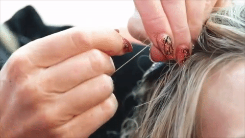 Assess Her Hair gif