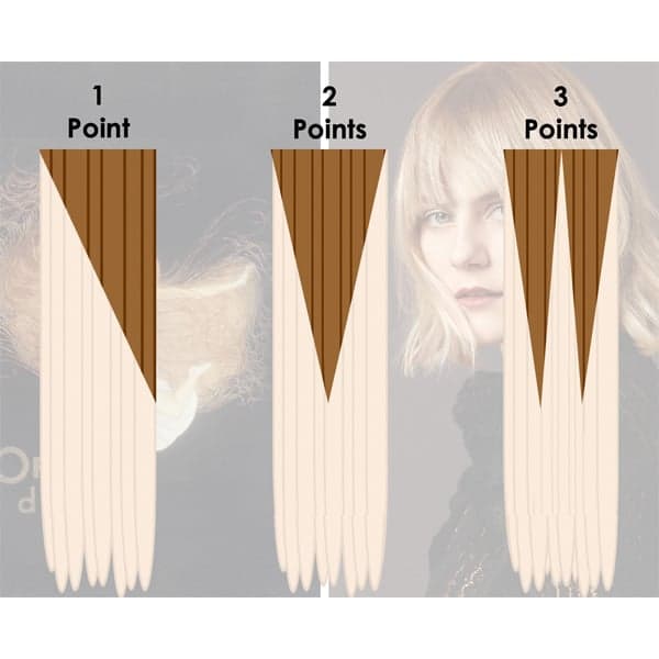 v balayage technique example | advanced balayage application technique