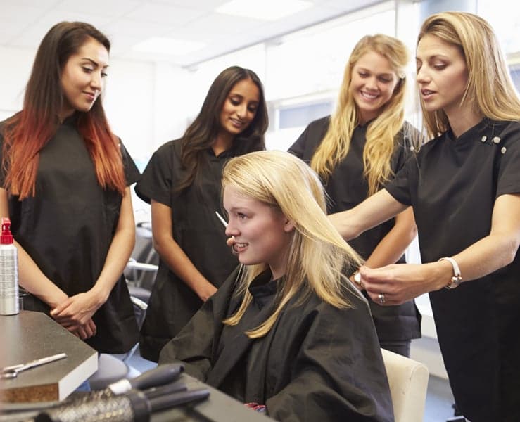 stylists-training-stock-image