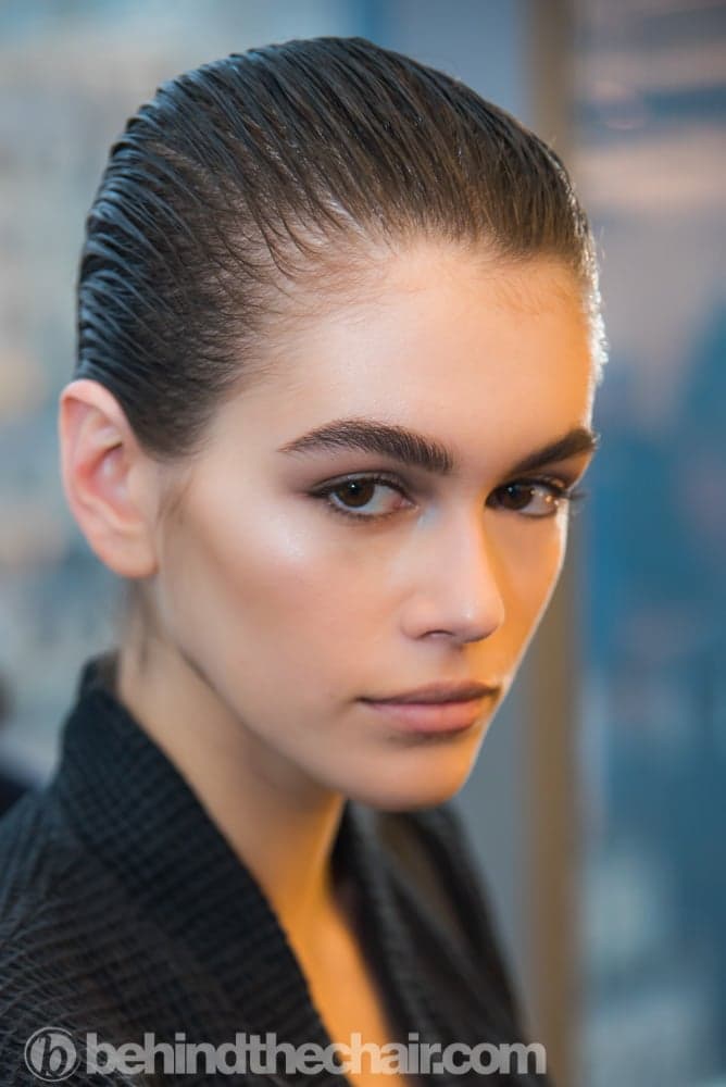 Alexander Wang FW18 Hair by Guido Palau for Redken and Nails by essie
