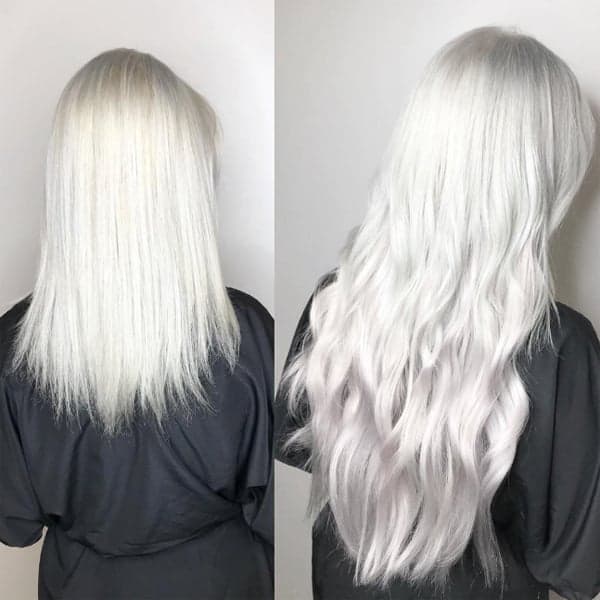 before and after tape-in extensions transformation great lengths extensions