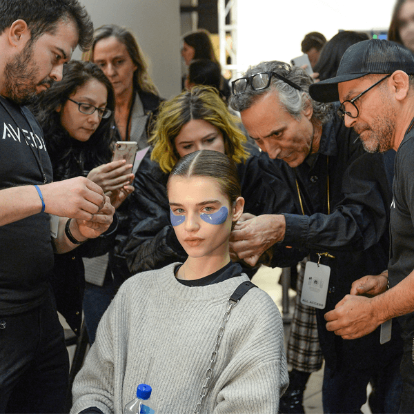 New York Fashion Week Brandon Maxwell Aveda Rob Recine