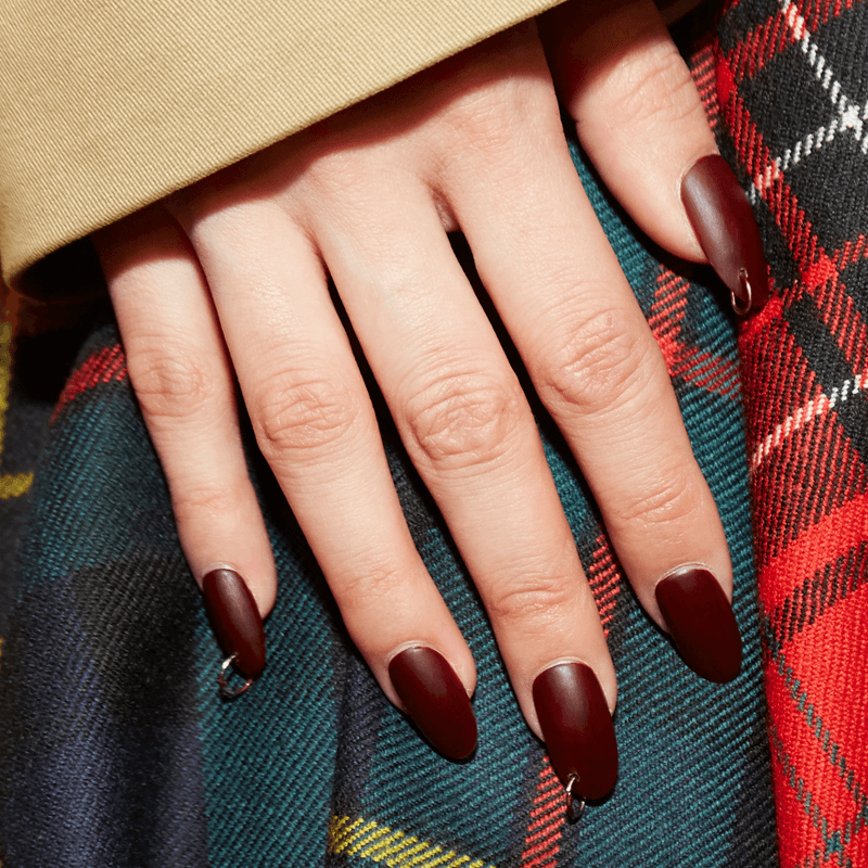 New York Fashion Week AW20 Nail Trends Manicures Nail Art Design Negative Space Cuticle Details