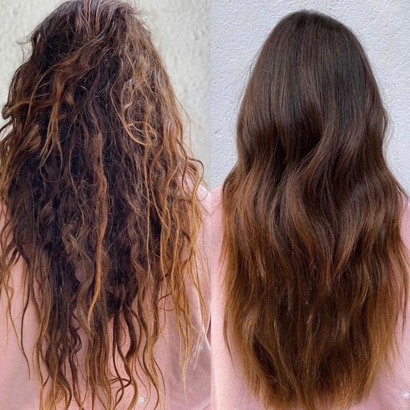 IGK Hair Good Behavior Smoothing Spirulina System Smoothing Treatment Spray and 4-In-1 Prep Spray and Spirulina Blowout Balm