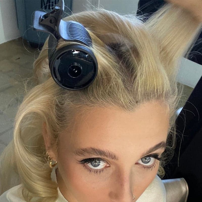 2021 Hair Trend Predictions Bouncy Blowouts Mullets Pixies Long Layers Rollers Balayage Rooty Blonde Emma Chamberlain