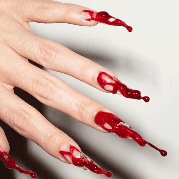 halloween nail art