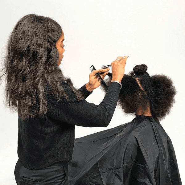 textured hair cutting