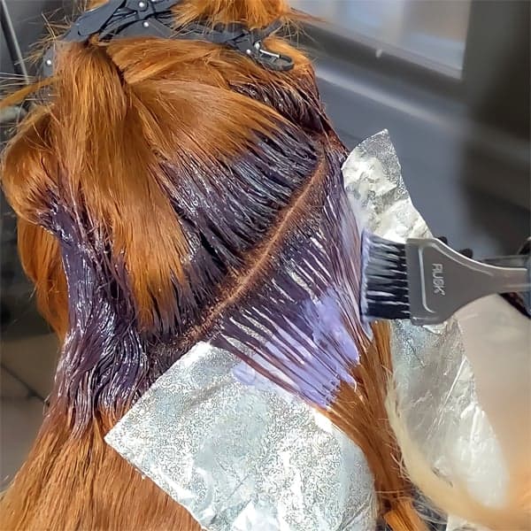 red hair color tips avoid browning out or hot neon roots how to formulate ruskin10 10 minute color shades @lgibsoncolorist