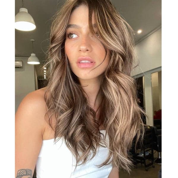 2022 haircut trends spring summer effortless texture chelseahaircutters midlength face framing layers
