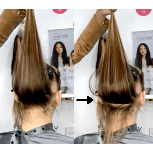 hairtalk extensions hairline perimeter tip