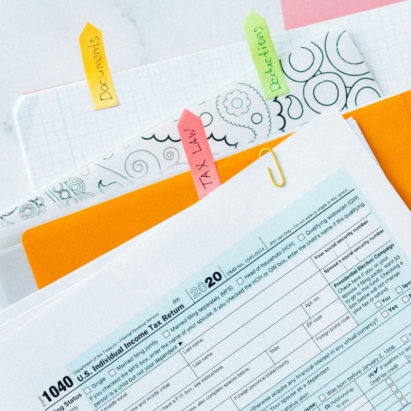 taxes paperwork