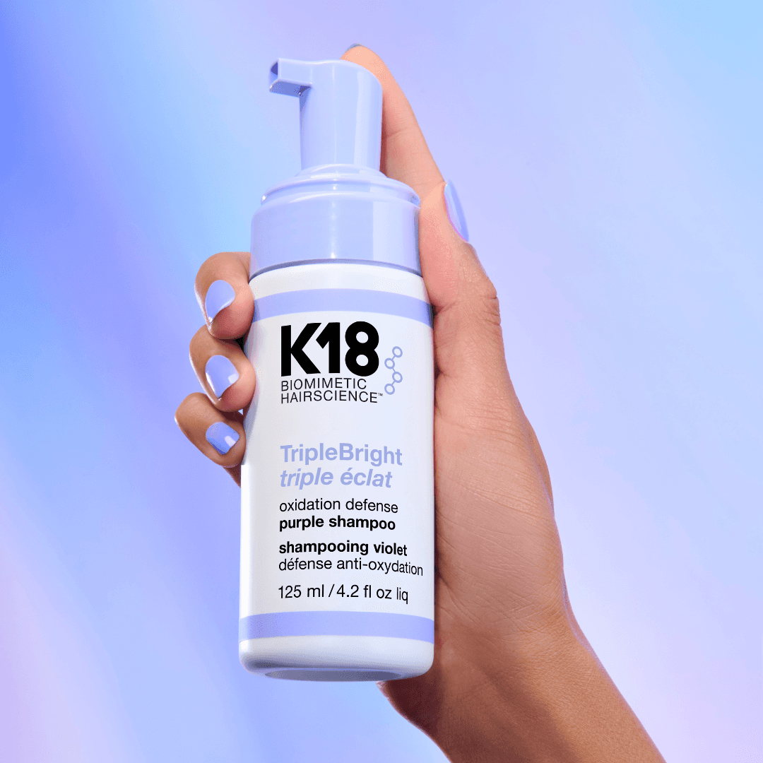 k18 purple shampoo foam