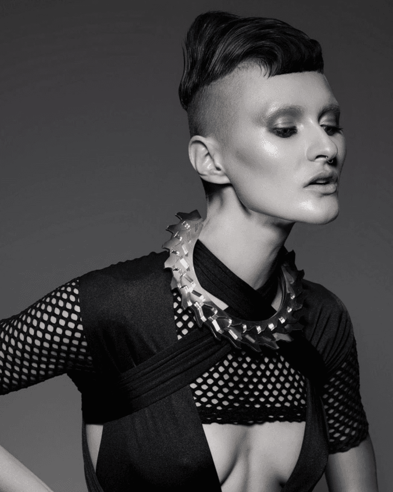 Haircut Shot north american winner entry by hairstylist @ammoncarver for the 2021 #ONESHOT Hair Awards Big Shot
