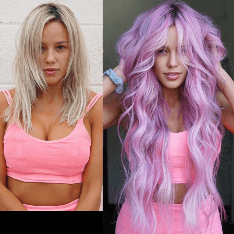 Solo Transformation winner entry by hairstylist @annabiancahair for the 2021 #ONESHOT Hair Awards Hot Shot