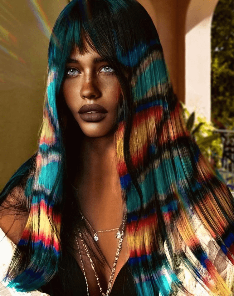 Hair Color Shot north american winner entry by hairstylist @cicelydoesmyhair for the 2022 #ONESHOT Hair Awards Big Shot